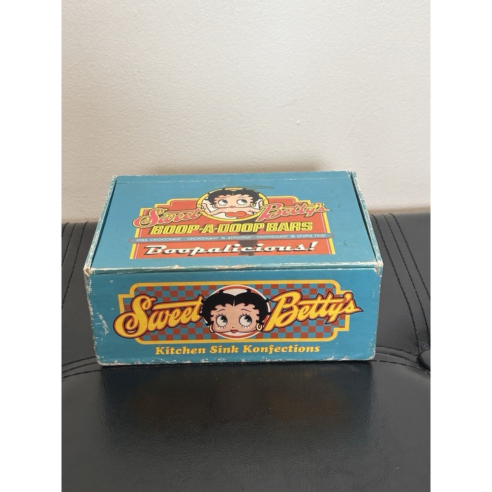 1998 Sweet Bettys Boop-A-Doop Bars Betty Boop Kitchen Sink Konfections Candy Box